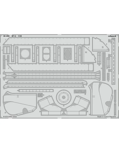 [NO_DESC] BT-2 for HOBBY BOSS, 1/35 - Eduard Accessories 36490