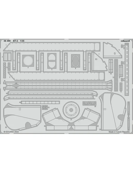 BT-2 for HOBBY BOSS, 1/35 - Eduard Accessories 36490