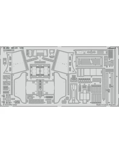 WC-51 for ZVEZDA, 1/35 - Eduard Accessories 36492