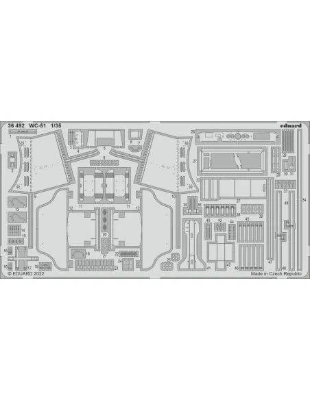 WC-51 for ZVEZDA, 1/35 - Eduard Accessories 36492