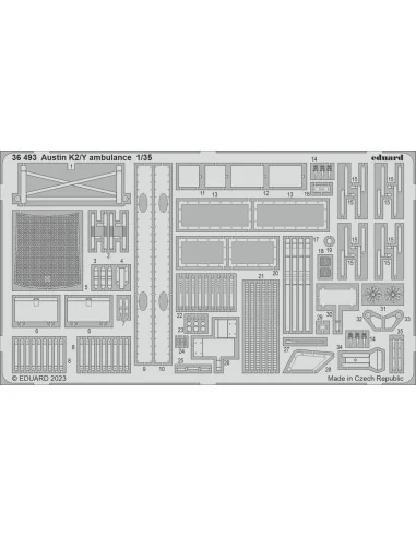 Austin K2/Y ambulance for AIRFIX, 1/35 - Eduard Accessories 36493