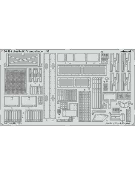 [NO_DESC] Austin K2/Y ambulance for AIRFIX, 1/35 - Eduard Accessori...
