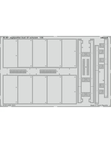 [NO_DESC] Jagdpanther Ausf. G1 schurzen 1/35 for ACADEMY, 1/35 - Ed...