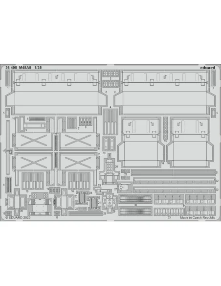 M48A5 1/35 TAKOM, 1/35 - Eduard Accessories 36498