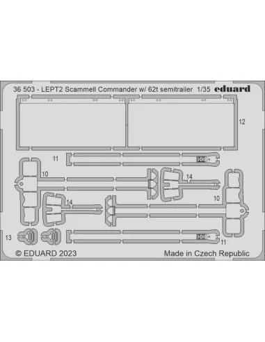 Scammel Commander w/ 62t semitrailer 1/35 HOBBY BOSS, 1/35 - Eduard...