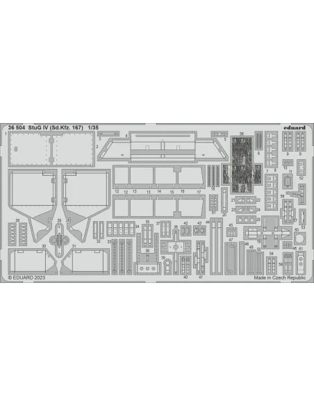 [NO_DESC] StuG IV (Sd.Kfz. 167) 1/35ZVEZDA, 1/35 - Eduard Accessori...