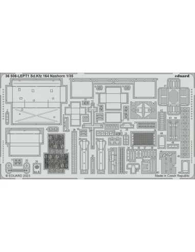 Sd.Kfz. 164 Nashorn 1/35 BORDER MODEL, 1/35 - Eduard Accessories 36506