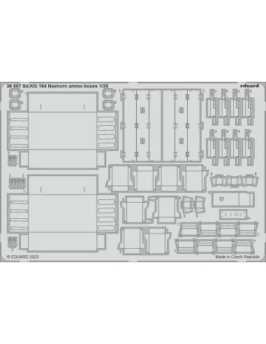 Sd.Kfz. 164 Nashorn ammo boxes 1/35 BORDER MODEL, 1/35 - Eduard Acc...