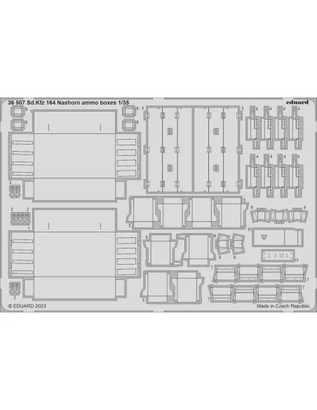 [NO_DESC] Sd.Kfz. 164 Nashorn ammo boxes 1/35 BORDER MODEL, 1/35 - ...