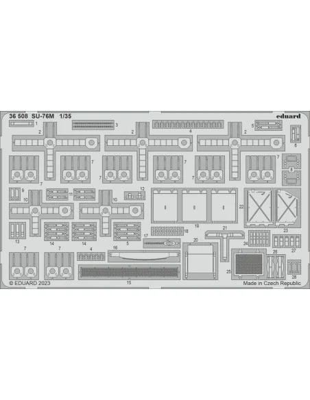 [NO_DESC] SU-76M 1/35 ZVEZDA, 1/35 - Eduard Accessories 36508