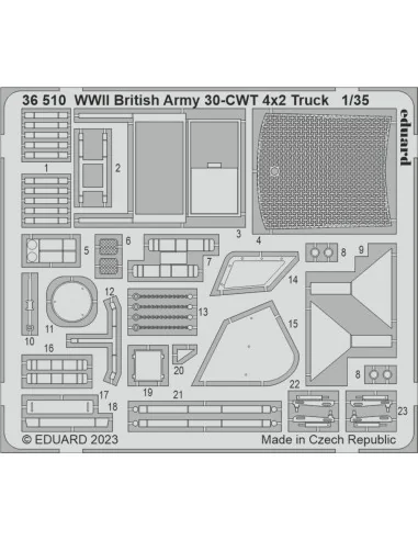 WWII British Army 30-CWT 4x2 Truck 1/35 AIRFIX, 1/35 - Eduard Acces...