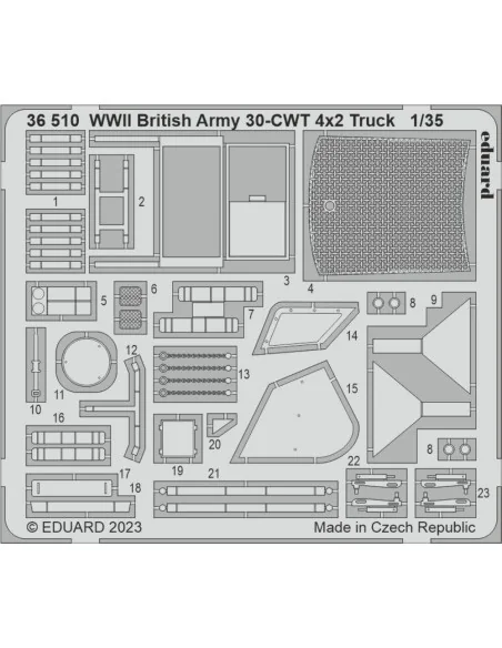 WWII British Army 30-CWT 4x2 Truck 1/35 AIRFIX, 1/35 - Eduard Acces...