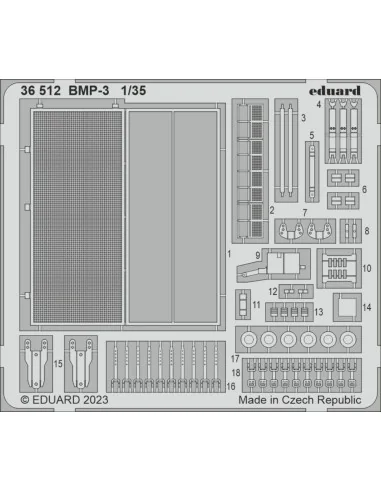 BMP-3, 1/35 - Eduard Accessories 36512