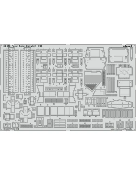 [NO_DESC] Ferret Scout Car Mk.2, 1/35 - Eduard Accessories 36513