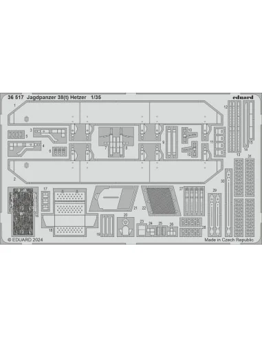 Jagdpanzer 38(t) Hetzer 1/35 TAKOM, 1/35 - Eduard Accessories 36517