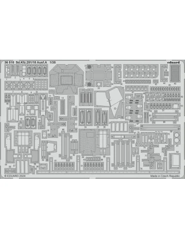 Sd.Kfz. 251/18 Ausf. A ICM, 1/35 - Eduard Accessories 36518