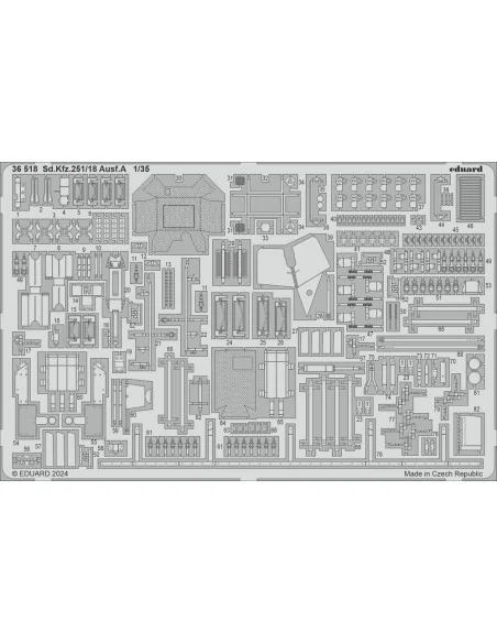 [NO_DESC] Sd.Kfz. 251/18 Ausf. A ICM, 1/35 - Eduard Accessories 36518