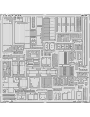 Sd.Kfz. 250/1, 1/35 - Eduard Accessories 36519