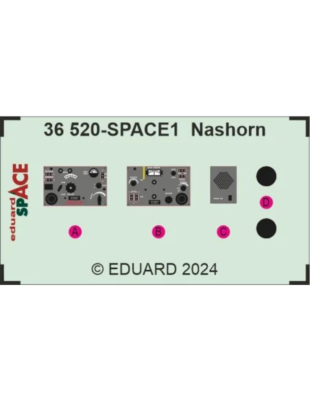 Nashorn, 1/35 - Eduard Accessories 36520