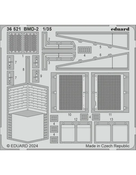 [NO_DESC] BMD-2, 1/35 - Eduard Accessories 36521