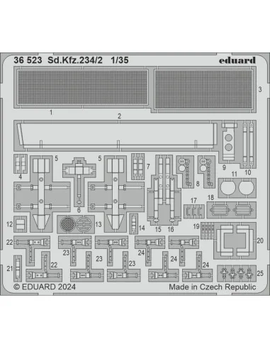 [NO_DESC] Sd.Kfz.234/2 MINIART, 1/35 - Eduard Accessories 36523