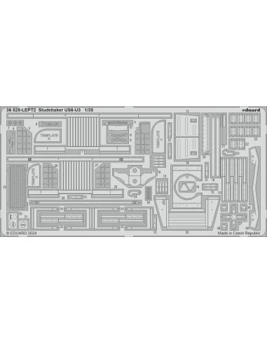Studebaker US6-U3, 1/35 - Eduard Accessories 36525