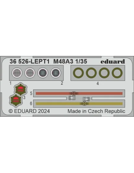 M48A3 I LOVE KIT, 1/35 - Eduard Accessories 36526