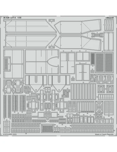 LVT-4 ITALERI, 1/35 - Eduard Accessories 36529