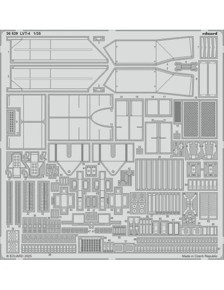 LVT-4 ITALERI, 1/35 - Eduard Accessories 36529