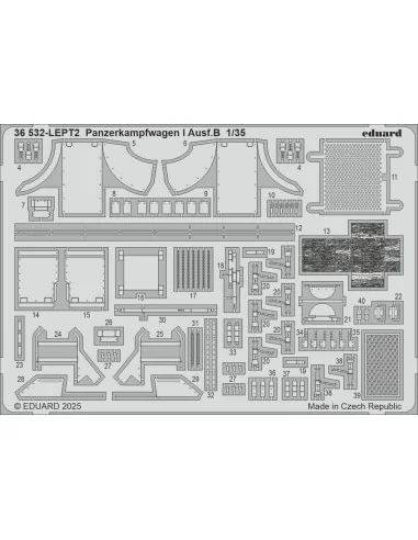 Panzerkampfwagen I Ausf.B TAMIYA, 1/35 - Eduard Accessories 36532