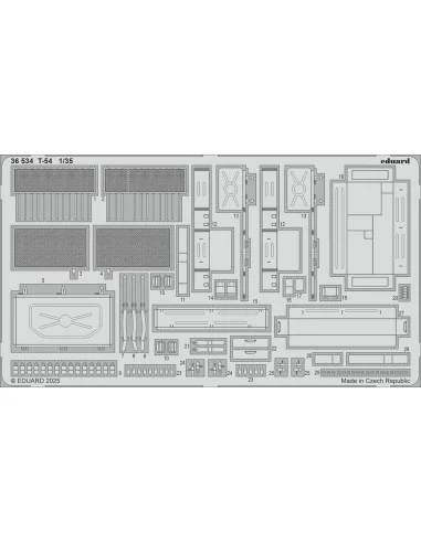 T-54 HOBBY BOSS, 1/35 - Eduard Accessories 36534