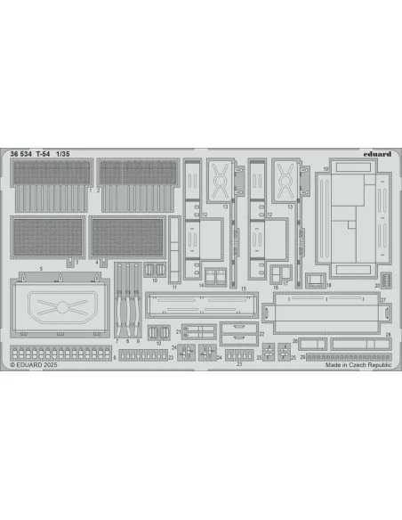 T-54 HOBBY BOSS, 1/35 - Eduard Accessories 36534