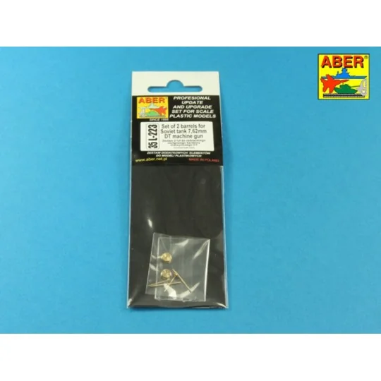 Set of 2 barrels for Soviet 7, 62mm DT, 1/35 - Aber Models 35 L-223