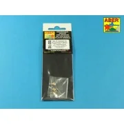 Set of 2 barrels for Soviet 7, 62mm DT, 1/35 - Aber Models 35 L-223