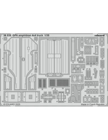 GPA amphibian 4x4 truck TAMIYA, 1/35 - Eduard Accessories 36535