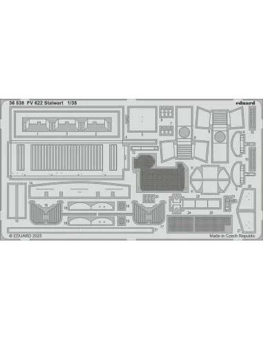 FV 622 Stalwart for Airfix, 1/35 - Eduard Accessories 36538