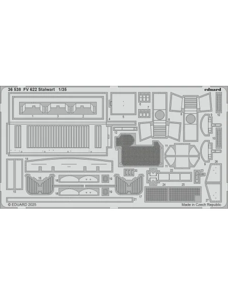 FV 622 Stalwart for Airfix, 1/35 - Eduard Accessories 36538
