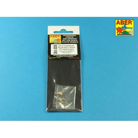 Set of 2 barrels for Soviet 7, 62mm DT, 1/35 - Aber Models 35 L-223