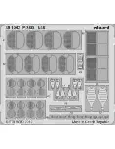 P-38G for Tamiya, 1/48 - Eduard Accessories 491042