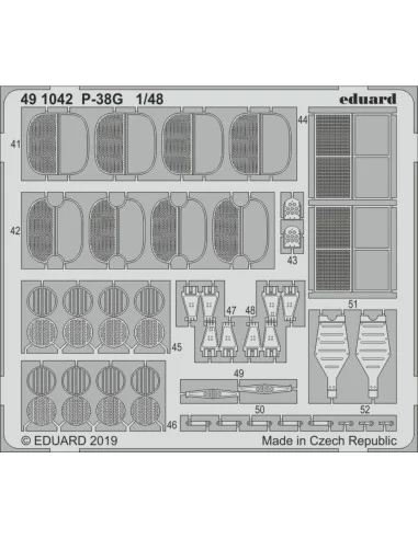 P-38G for Tamiya, 1/48 - Eduard Accessories 491042