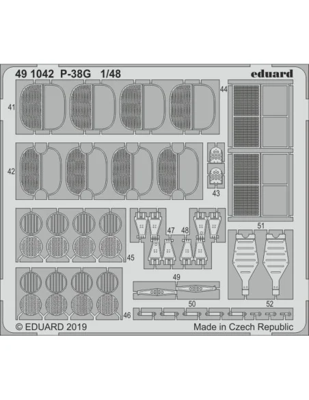 [NO_DESC] P-38G for Tamiya, 1/48 - Eduard Accessories 491042