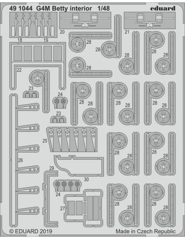 [NO_DESC] G4M Betty interior for Tamiya, 1/48 - Eduard Accessories ...