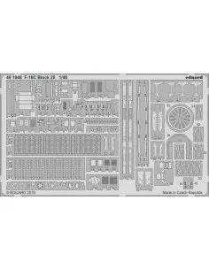 F-16C Block 25 for Tamiya, 1/48 - Eduard Accessories 491048