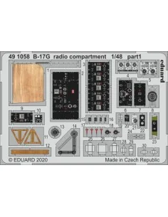 B-17G radio compartment for HKM, 1/48 - Eduard Accessories 491058