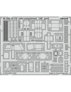 B-17G radio compartment for HKM, 1/48 - Eduard Accessories 491058 2