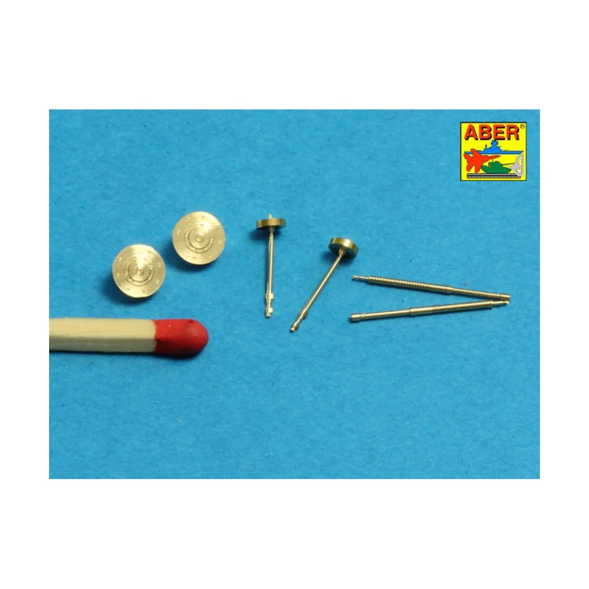 Set of 2 barrels for Soviet 7, 62mm DT, 1/35 - Aber Models 35 L-223