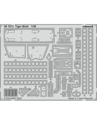 Tiger Moth for Airfix, 1/48 - Eduard Accessories 491073