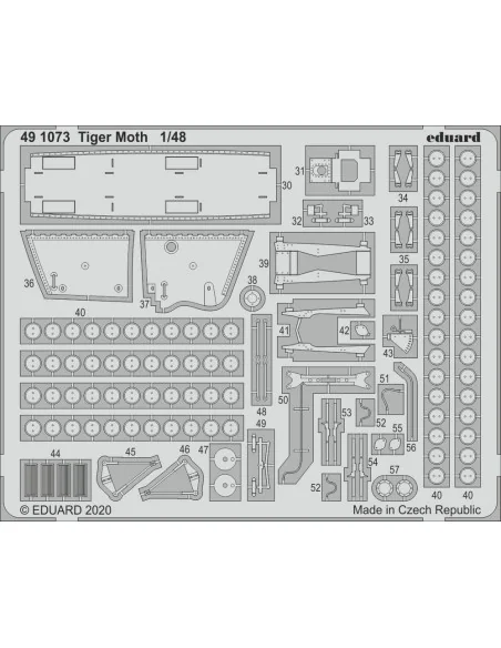 [NO_DESC] Tiger Moth for Airfix, 1/48 - Eduard Accessories 491073