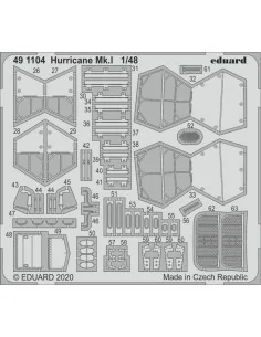 Hurricane Mk.I for Airfix, 1/48 - Eduard Accessories 491104