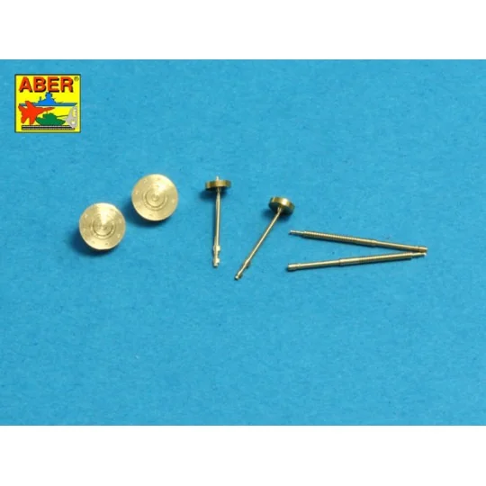 Set of 2 barrels for Soviet 7, 62mm DT, 1/35 - Aber Models 35 L-223